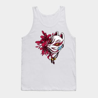 Japanese fox mask Tank Top